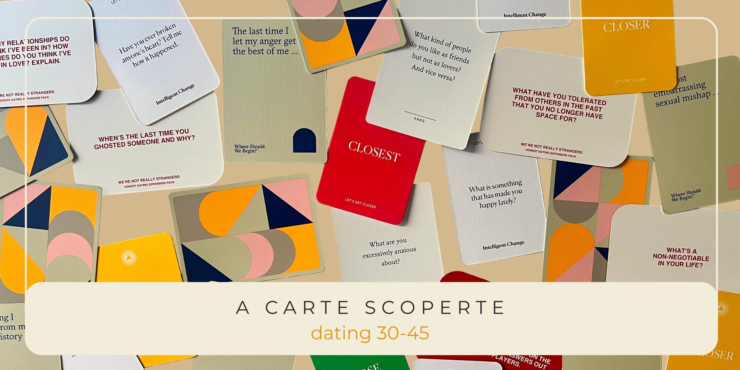 A CARTE SCOPERTE DATING 30-45 – DONNA febbraio 2026